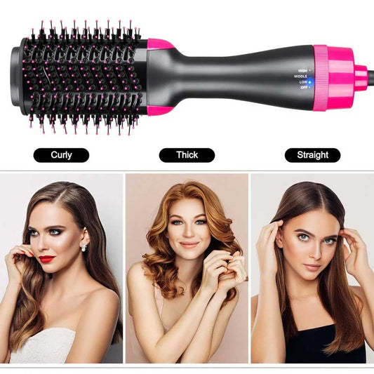 One Step Hot Air Brush - Dryer + Styler